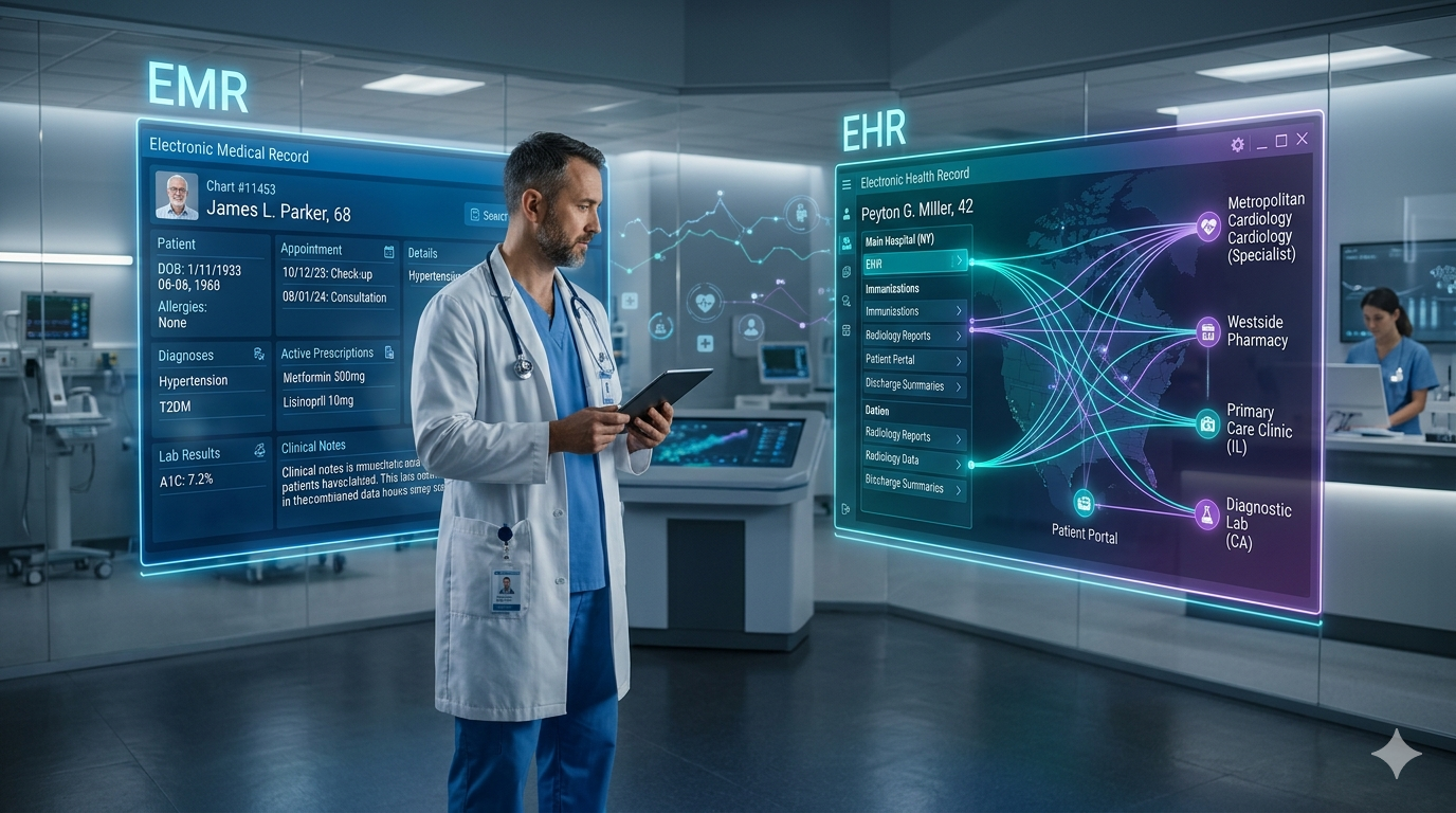 EMR vs EHR