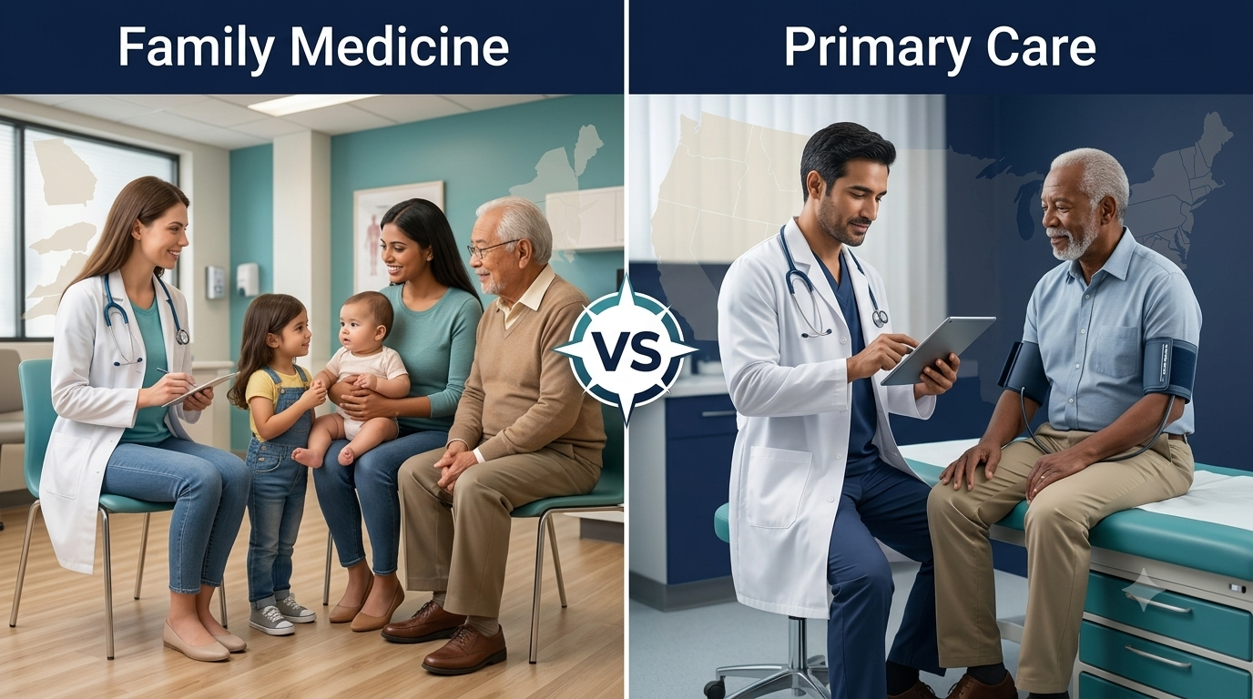 family medicine vs primary care