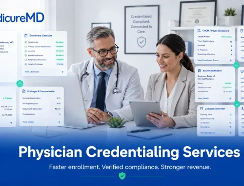 Physician credentialing services