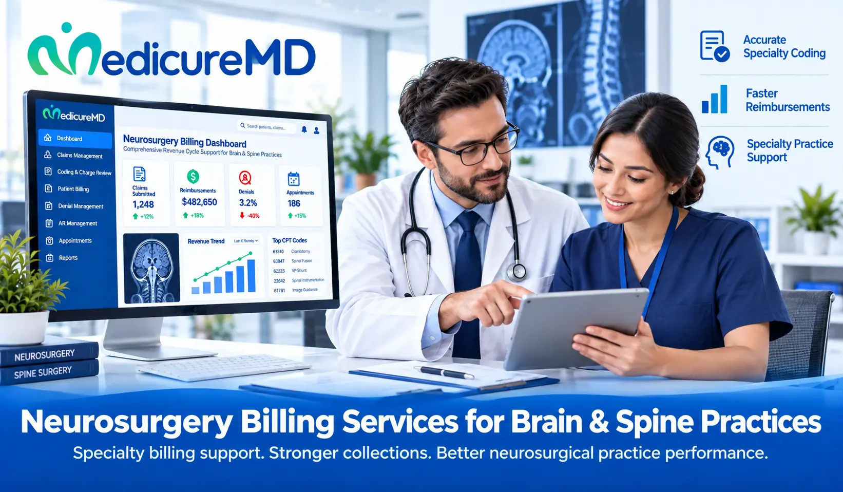 Neurosurgery Billing Services for Brain & Spine Practices