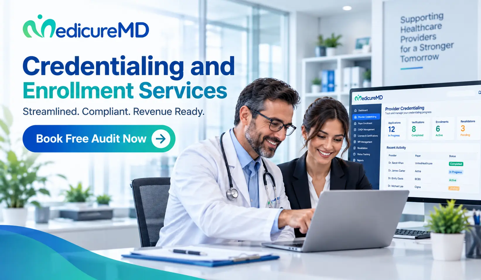 Credentialing and Enrollment Services | MedicureMD 4 Credentialing and Enrollment Services